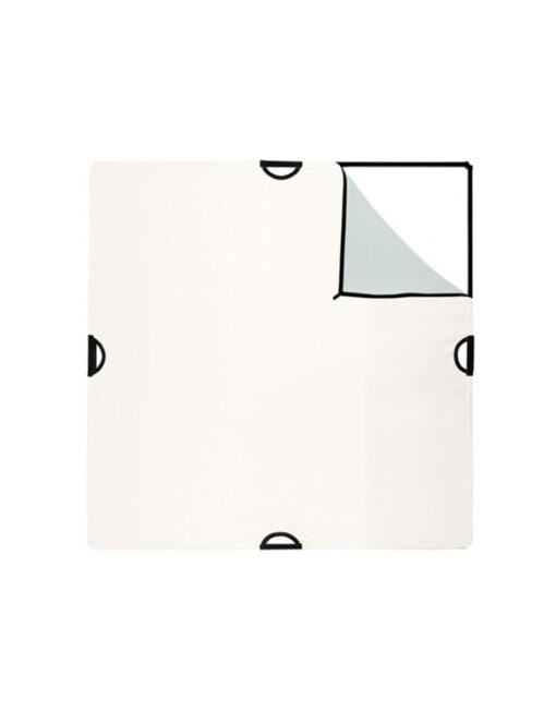 6 x 6 SCRIM JIM SILVER / WHITE